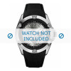 Nautica correa de reloj A17062G  Cuero Negro + costura negro