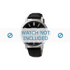 Correa de reloj Seiko 4R35-00Z0 / SRPA27K1 / L07H01JJ0 Cuero Negro 20mm
