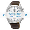Correa de reloj Seiko 8T63-00C0 / SSB229P1 / L01K017J0 Piel de cocodrilo Marrón 20mm