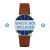 Correa de reloj Skagen SKW6355 Cuero suave Cognac 20mm