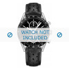 Correa de reloj Tag Heuer CV201AJ / FC6357 Cuero Negro 20mm