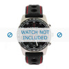 Correa de reloj Tissot J378-478 PR-50 / T600020323 Cuero Negro 19mm