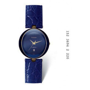 Correa de reloj Rado 152.3694.2 / R41694205 Cuero Azul 4mm