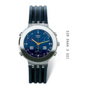 Correa de reloj Rado 01.539.0376.3.215 / 01.539.0444.3.221 / R070874110 Cuero Azul 20mm
