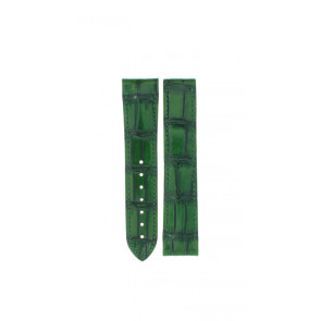 Correa de reloj Omega 13093412299002 / 032CUZ005899 Cuero de cocodrilo Verde 20mm