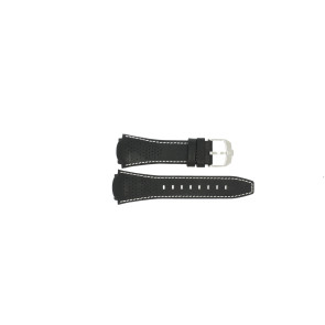 Correa de reloj Swiss Military Hanowa 06-4091 / 06-4091-04-002 Cuero Negro 22mm