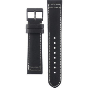 Correa de reloj Swiss Military Hanowa 06-4202.6.4132 Cuero Negro 22mm