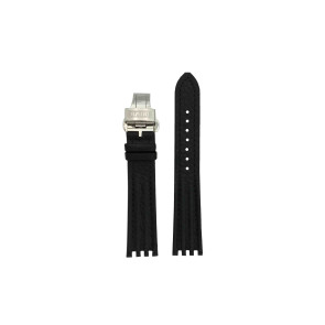 Correa de reloj Rado R14374 / 15203433 / R14343175 / R070870910 Cuero Negro 18mm