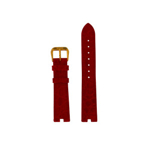 Correa de reloj Rado 01.152.3694.2.315 / R0708716 Cuero Rojo 5mm