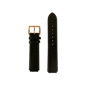 Correa de reloj Rado 115.0554.3 / R070894610 / R070894610 Cuero Negro 16mm