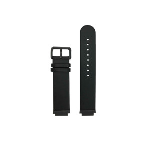 Correa de reloj Rado 01.763.0071.3.110 / R070906410 / R27071105 Cuero Negro