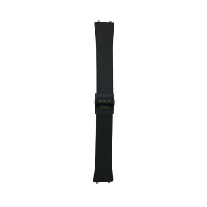 Correa de reloj Rado R21349179 / 153.0349.3 / R073399410 Caucho Negro 14mm