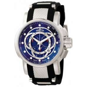 Correa de reloj Invicta 0893.01 / 0894.01 / 0895.01 Caucho Negro 24mm