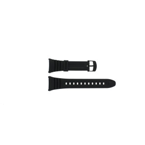 Correa de reloj Casio W-96H-1AV / W-96H-1BV / W-96H-2AV / 10076822 Plástico Negro 20mm