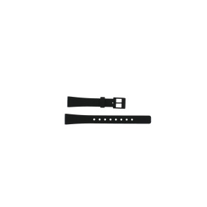 Casio correa de reloj 10088279 Textil Negro 14mm 