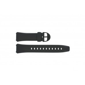 Casio correa de reloj 10101126 Plástico Negro 16mm