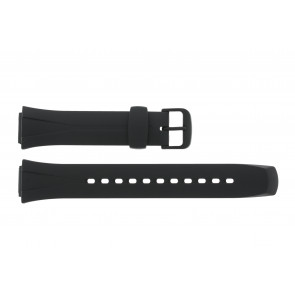 Casio correa de reloj WVA-105H-1AV / WL-S21H-1AV / WL-S21 / 10125561 Plástico Negro 16mm