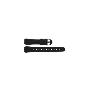 Horlogeband Casio LW-200 / 10129723 Kunststof/Plastic Zwart 14mm