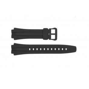 Correa de reloj Casio AQ-160 / AQ-163W Plástico Negro 17mm