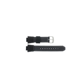 Casio correa de reloj 10198354 Plástico Negro 13mm