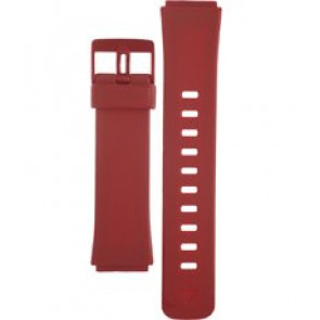 Casio correa de reloj 10224495 Plástico Rojo 19mm