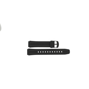 Casio correa de reloj 10268500 Plástico Negro 18mm