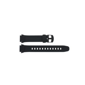 Casio correa de reloj 10287400 Plástico Negro 18mm