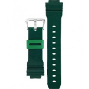Casio correa de reloj 10332043 G-Shock Plástico Verde 16mm 