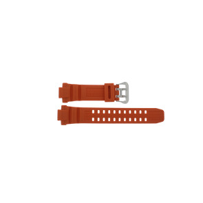 Casio correa de reloj 10370830 Plástico Naranja 14mm 
