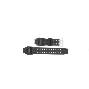 Correa de reloj Casio GW-4000-1A3 / 10397907 Caucho Negro 15mm