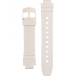 Casio correa de reloj LRW-250H-7BV - LRW-250H-9A1V - LRW-250H-4AV -LRW-250H-9A2V / 10435836 Plástico Blanco 12mm