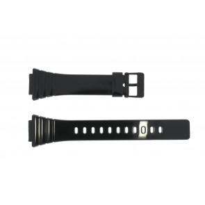 Casio correa de reloj 10435844 Plástico Negro 18mm