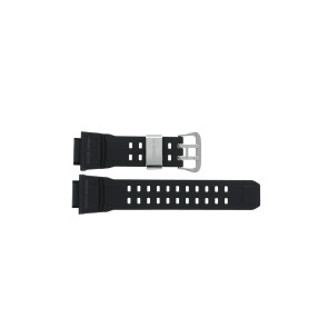 Casio correa de reloj GW-9400-1 / 10455201 Silicona Negro 19mm