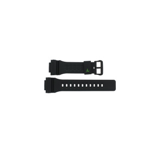 Casio correa de reloj 10462707 Plástico Negro 18mm 