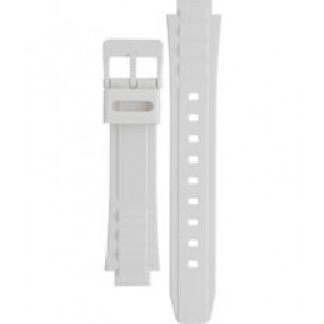 Casio correa de reloj 10478173 Plástico Blanco 24mm 