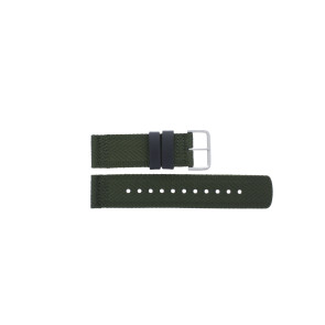 Correa de reloj Casio PRG-600YB-3 / 10530879 Nylon/perlón Verde 24mm
