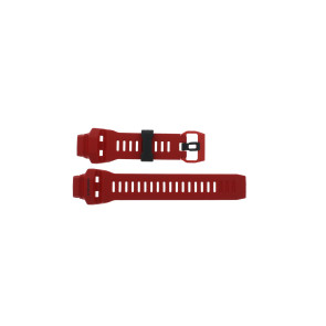 Correa de reloj Casio GBD-H1000 / GBD-H1000-4 Caucho Rojo 21mm