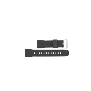 Correa de reloj Casio PRG-650YBE-3 / PRW-6600Y-1 / 10631623 Caucho Negro 24mm