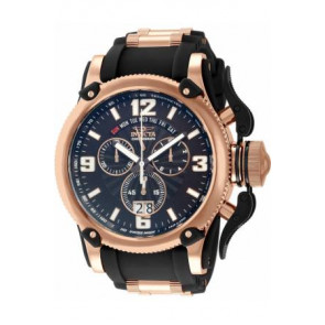 Correa de reloj Invicta 12434 Silicona Negro