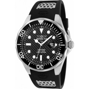 Correa de reloj Invicta 12558 Silicona Negro 18mm