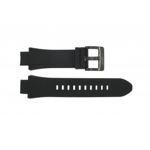 Correa de reloj Invicta 15397 / 15397.01	 Caucho Negro 18mm