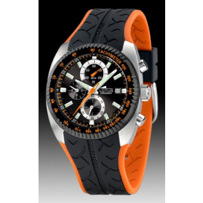 Lotus correa de reloj 15423-2 Caucho Negro