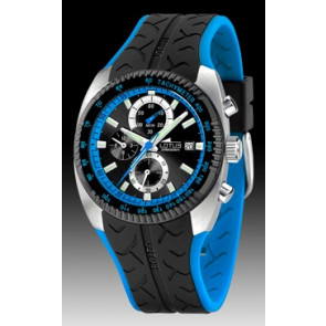 Lotus correa de reloj 15423-5 Caucho Negro