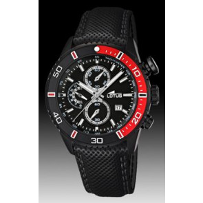 Correa de reloj Lotus 15790-5 Plástico Negro 24mm