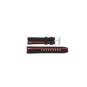 Correa de reloj Lotus 15881-3 Caucho Negro 22mm