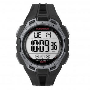Correa de reloj Timex 5K94600 Silicona Negro 27mm