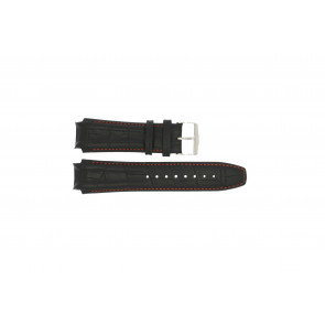 Correa de reloj Jacques Lemans 1-1661R Cuero Negro 20mm