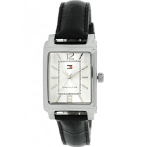 Correa de reloj Tommy Hilfiger TH-74-1-25-0784 / 1710190 / 1710195 / 679301046 / 1046 / Cuero Negro 20mm