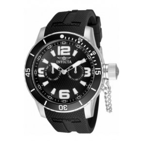 Correa de reloj Invicta 1790 Caucho Negro
