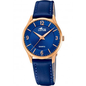 Correa de reloj Lotus 18407-B Cuero Azul 15mm